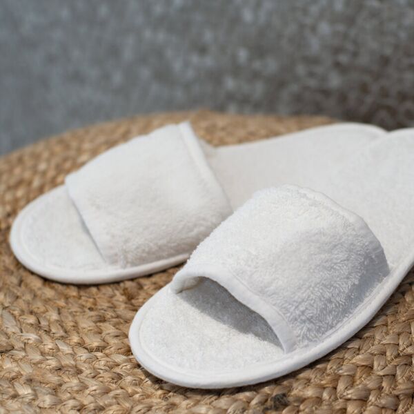 Classic terry slippers (open-toe) Thumbnail