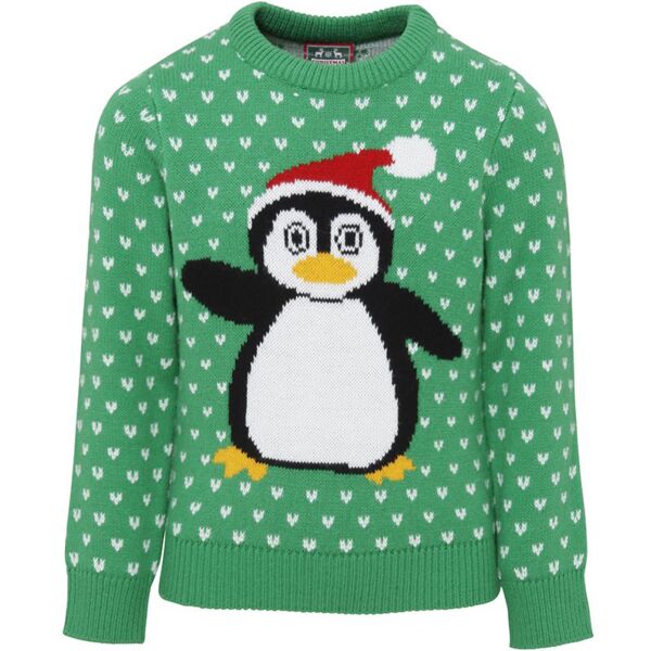 Penguin Kids Christmas Jumper - Elite Custom Clothing Thumbnail